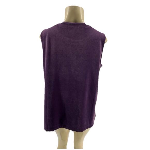 J. Jill Wearever Collection Women Medium Petite Pullover Velour Top 44-11 - Picture 3 of 7